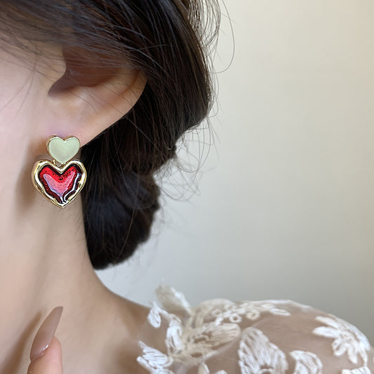 Glimissy Crimson Amour Earrings